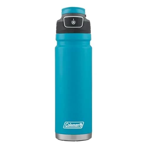 Coleman FreeFlow AUTOSEAL Stainless Steel Water Bottle 24oz (710ml) | Keeps Cold 31 Hrs, Hot 11 Hrs thumbnail 1