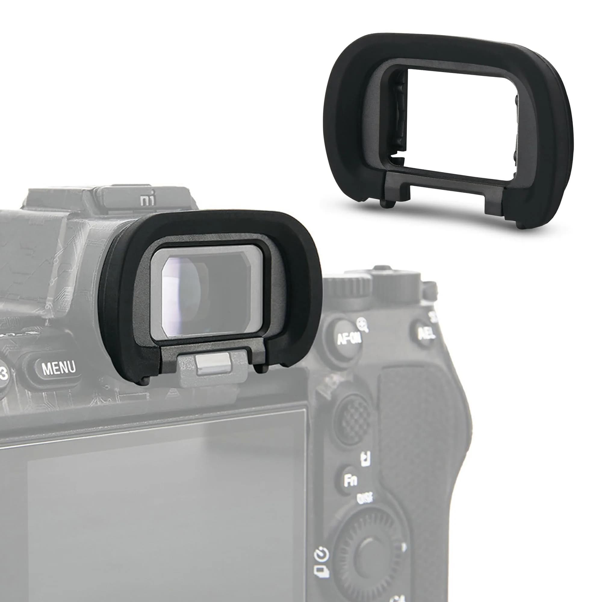 JJC 2 Pack Soft Silicone Camera Eyepiece Eyecup for Sony A7/A9 Series Cameras | Replaces FDA-EP19