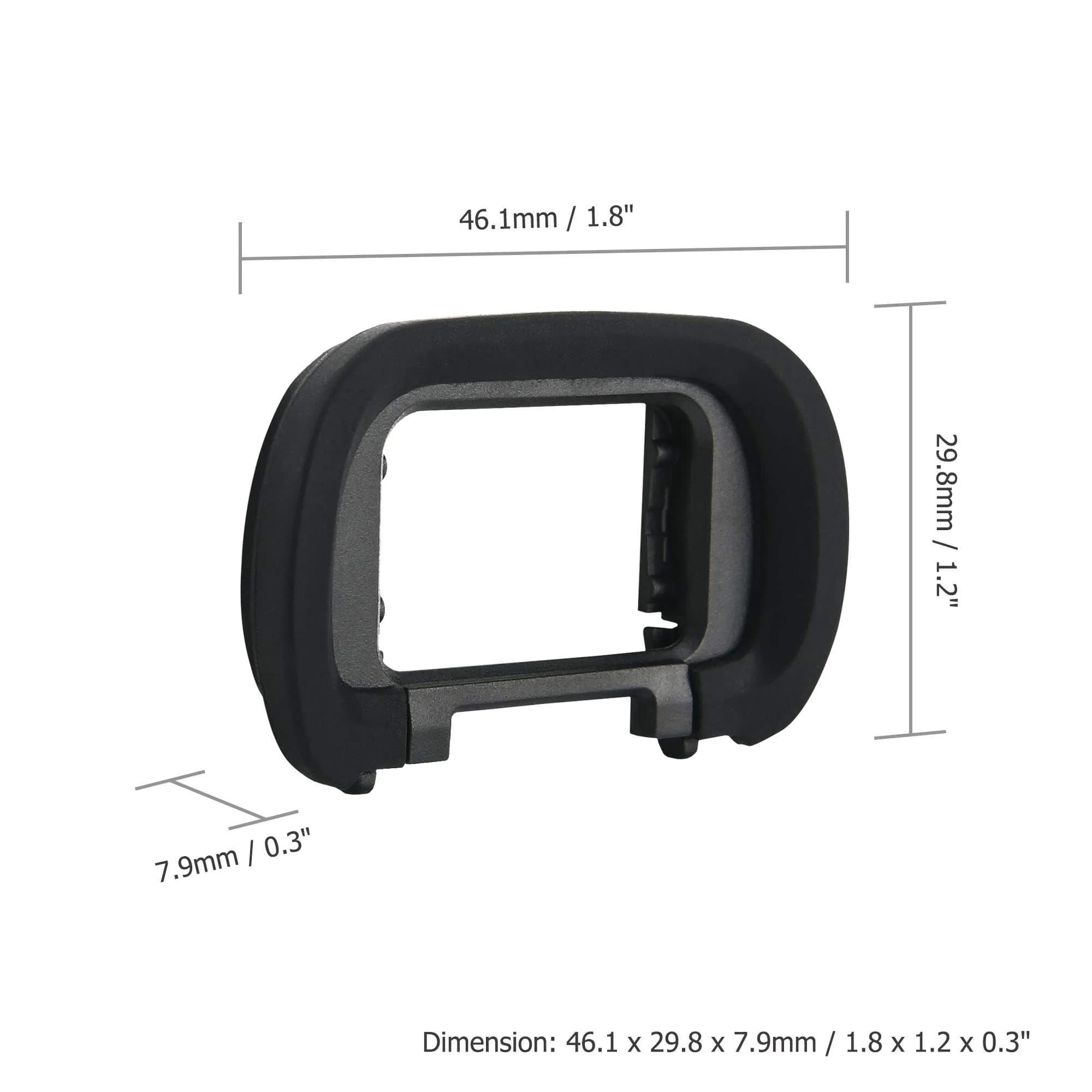 JJC 2 Pack Soft Silicone Camera Eyepiece Eyecup for Sony A7/A9 Series Cameras | Replaces FDA-EP19 - view 5
