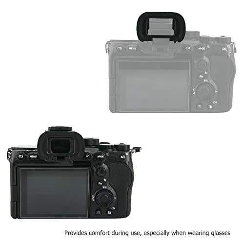 JJC 2 Pack Soft Silicone Camera Eyepiece Eyecup for Sony A7/A9 Series Cameras | Replaces FDA-EP19 thumbnail 6
