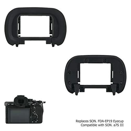 JJC 2 Pack Soft Silicone Camera Eyepiece Eyecup for Sony A7/A9 Series Cameras | Replaces FDA-EP19 thumbnail 7