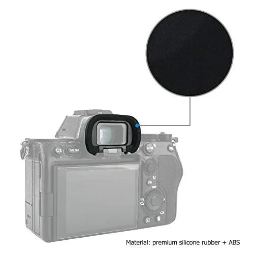 JJC 2 Pack Soft Silicone Camera Eyepiece Eyecup for Sony A7/A9 Series Cameras | Replaces FDA-EP19 thumbnail 2