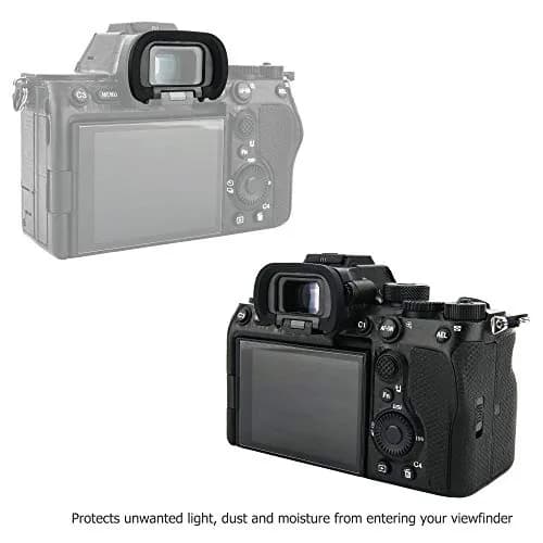 JJC 2 Pack Soft Silicone Camera Eyepiece Eyecup for Sony A7/A9 Series Cameras | Replaces FDA-EP19 thumbnail 3