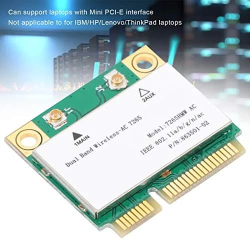 Lazmin112 Mini PCIE WiFi Card 867Mbps | Dual Band 802.11AC Wireless Adapter thumbnail 3