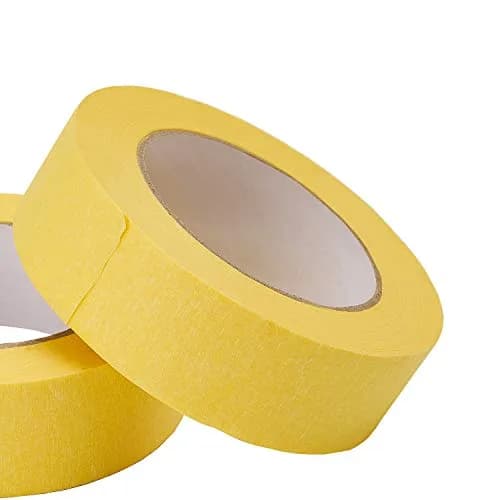 Lichamp 36mm x 55m Yellow Automotive Masking Tape for Painting | Car Detailing Masking Tape for Clean Lines thumbnail 3