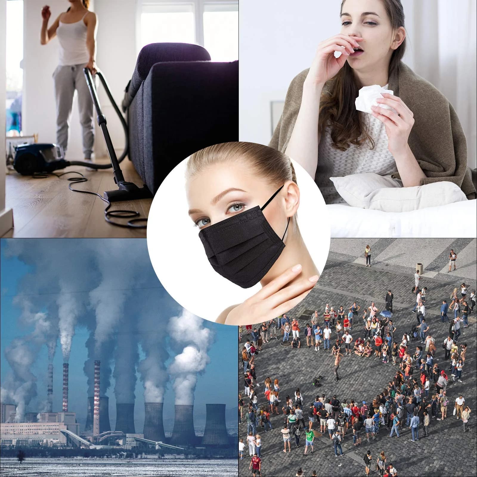 Borje Disposable Face Mask 3 Ply | Breathable Non-Woven Fabric, 200 pcs, Suitable for Adults & Teens thumbnail 6