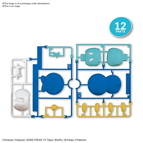 Bandai Hobby Pokémon Piplup Model Kit 5 x 8 x 2 inches | Poseable Figure for Display - view 4