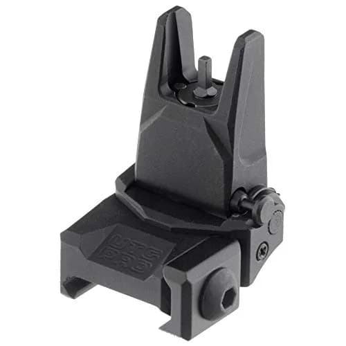 UTG PRO Flip-up Front Sight, Picatinny, Black | Elevation Adjustable, Lightweight Aluminum, AR Platform thumbnail 1