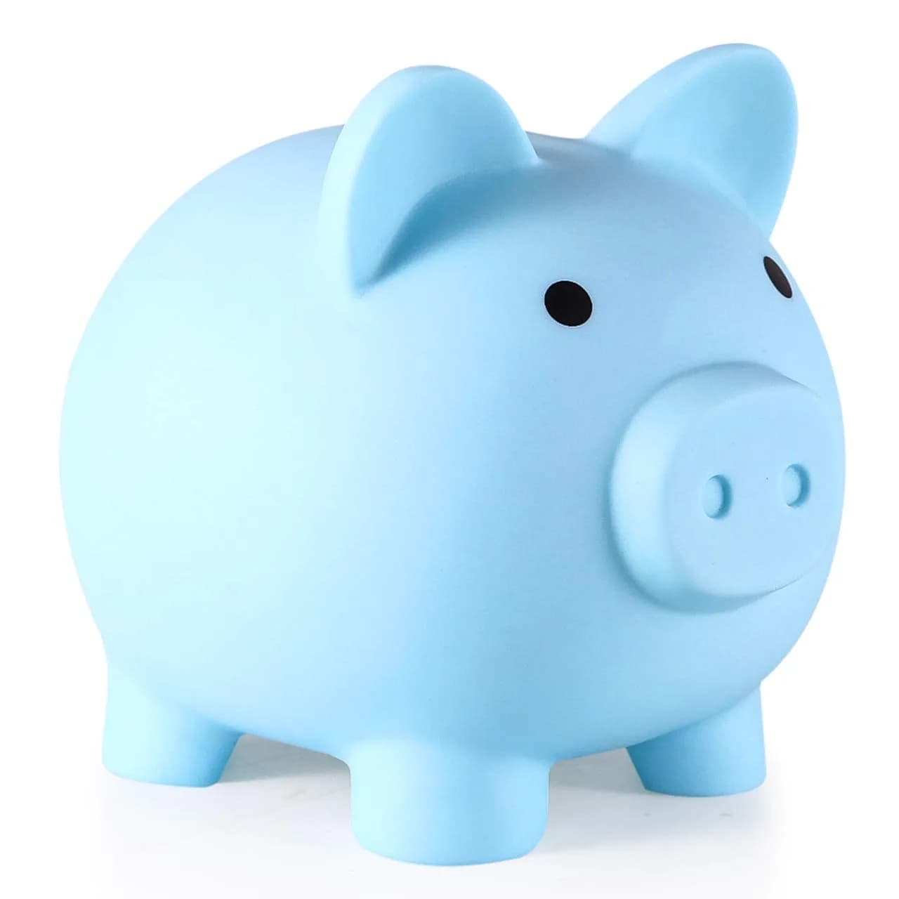 PJDRLLC Piggy Bank for Kids - Unbreakable Plastic Money Bank - Medium Size | Durable, Safe & Colorful