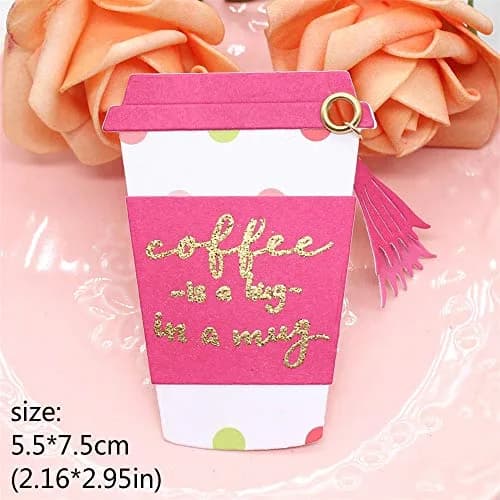 KSCRAFT Layering Coffee Cup Shakers Metal Dies 7.0cm (2.75in) | DIY Scrapbooking & Embossing thumbnail 4