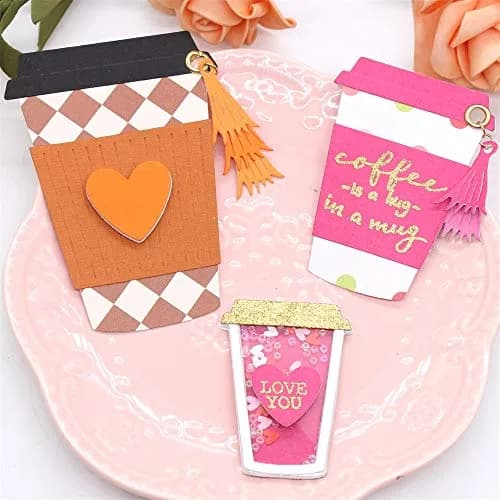 KSCRAFT Layering Coffee Cup Shakers Metal Dies 7.0cm (2.75in) | DIY Scrapbooking & Embossing thumbnail 2