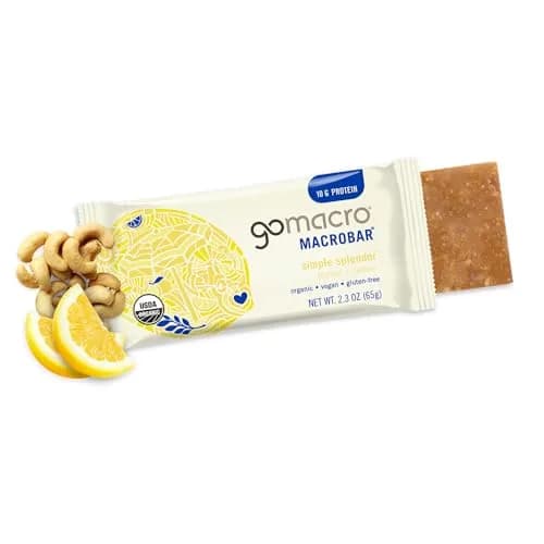 GoMacro Organic Lemon & Lemon Protein Bars 65g (2.3 Oz) | Plant-Based & Gluten-Free thumbnail 2