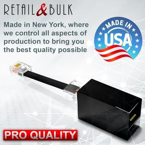 RetailAndBulk 2-Pack RJ45 Female to RJ11 Male Adapter | Connect Landline Devices to Ethernet thumbnail 6
