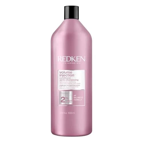 Redken Volume Injection Conditioner – For Fine Hair, 300ml (10.1 Fl Oz) | Lightweight Volumizing Formula — 1000ml