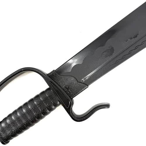 E-BOGU Polypropylene Wing Chun Black Sword Set of 2 (46 cm / 18 in) | Safe Practice Training Katana thumbnail 2