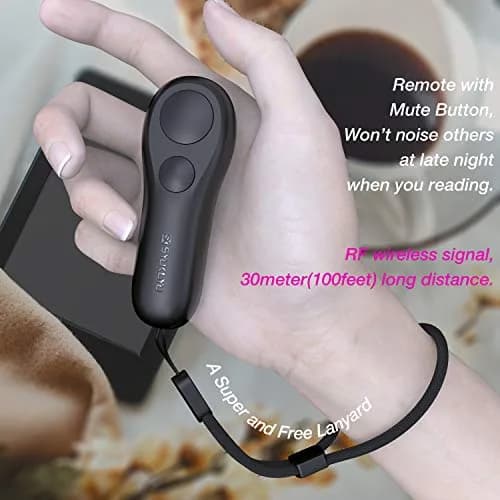 SK SYUKUYU RF Remote Control Page Turner for Kindle, iPad, Android Tablets & iPhone | Black thumbnail 4