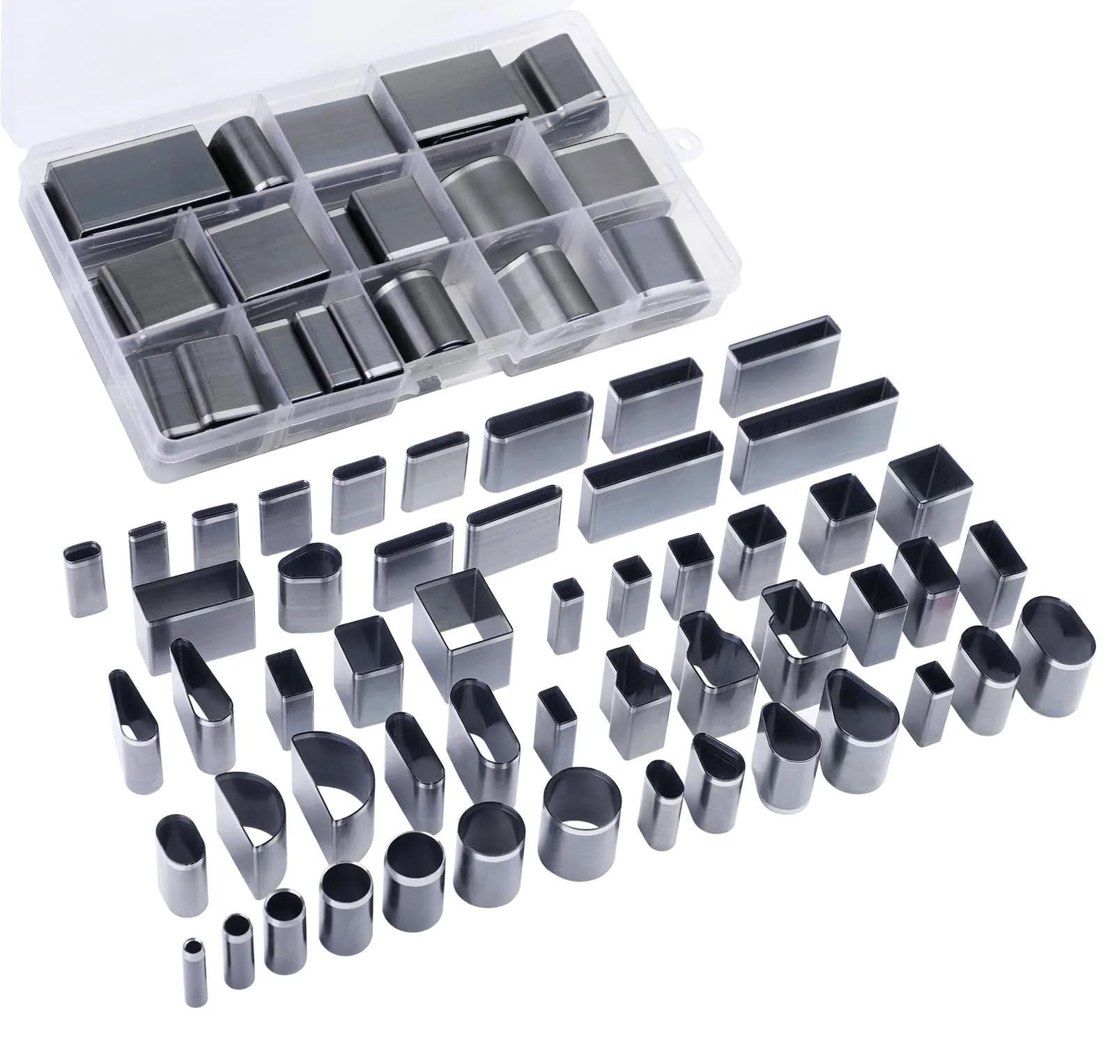 Yizzvb 52 Shape Style Leather Hole Punch Set | Alloy Steel Craft Tool - main product image
