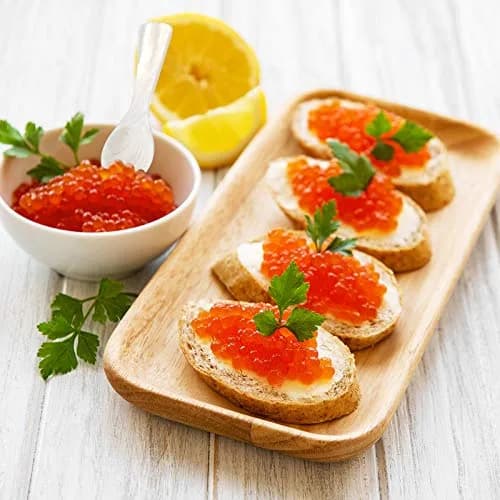 Patelai Caviar Serving Set, Glass Dish with 2 Pcs Caviar Spoons | Elegant & Durable thumbnail 5