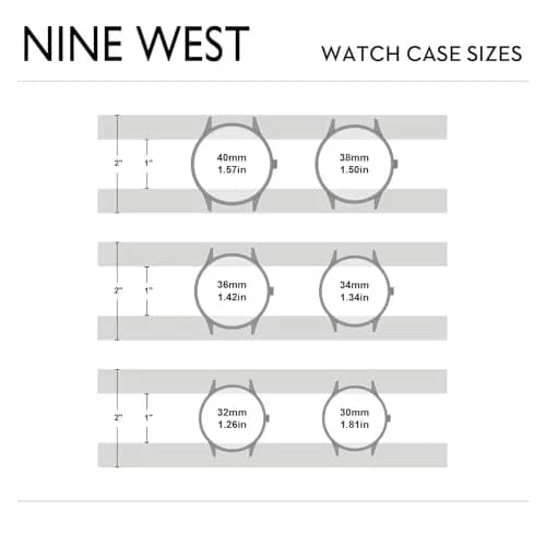 Nine West Women's Crystal Accented Bracelet Watch 36mm (1.42in) | Japanese Quartz Movement thumbnail 5