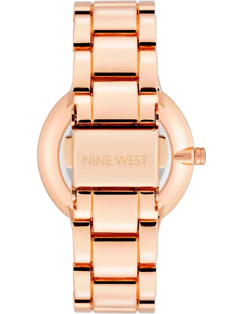 Nine West Women's Crystal Accented Bracelet Watch 36mm (1.42in) | Japanese Quartz Movement - view 4