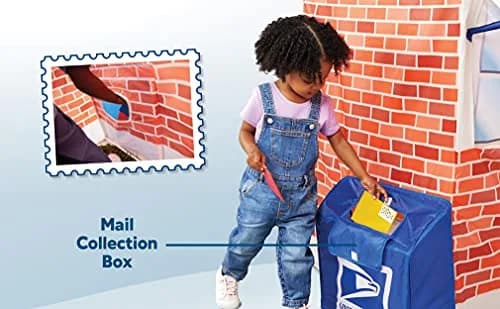 Kid Trax Post Office Play Tent Large White | Interactive Mail Role-Play (115 characters) thumbnail 6
