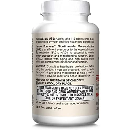 Jarrow Vegan NMN 125 mg | NAD+ Precursor for Healthy Aging & Energy thumbnail 8