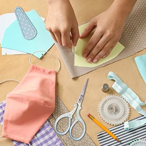 Hisuper Embroidery Scissors Set with Leather Sheaths 9.1 cm (3.6 inch) | Sharp Stainless Steel Craft Shears thumbnail 7