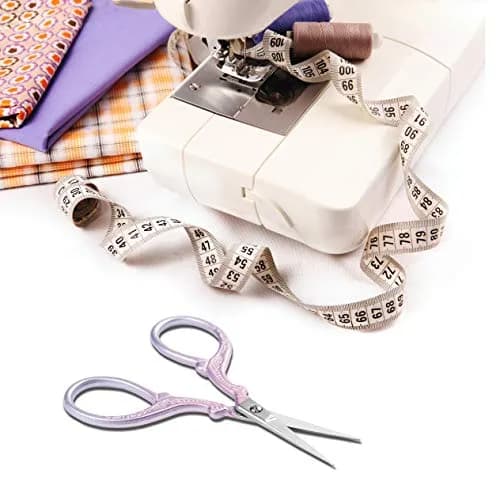 Hisuper Embroidery Scissors Stainless Steel Sharp 3.6 inch (9.1 cm) with Leather Cover thumbnail 5