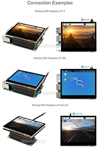 waveshare 3.5inch Capacitive Touch Screen LCD for Raspberry Pi | 640×480 IPS Low Power thumbnail 5
