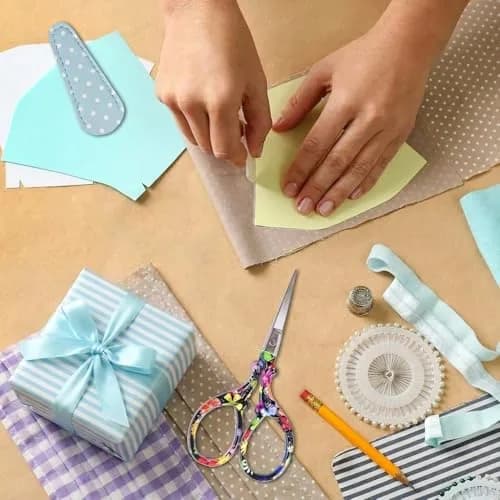 Hisuper 3.6 inch Embroidery Scissors with Leather Sheath | Vintage Crafting Tool thumbnail 8