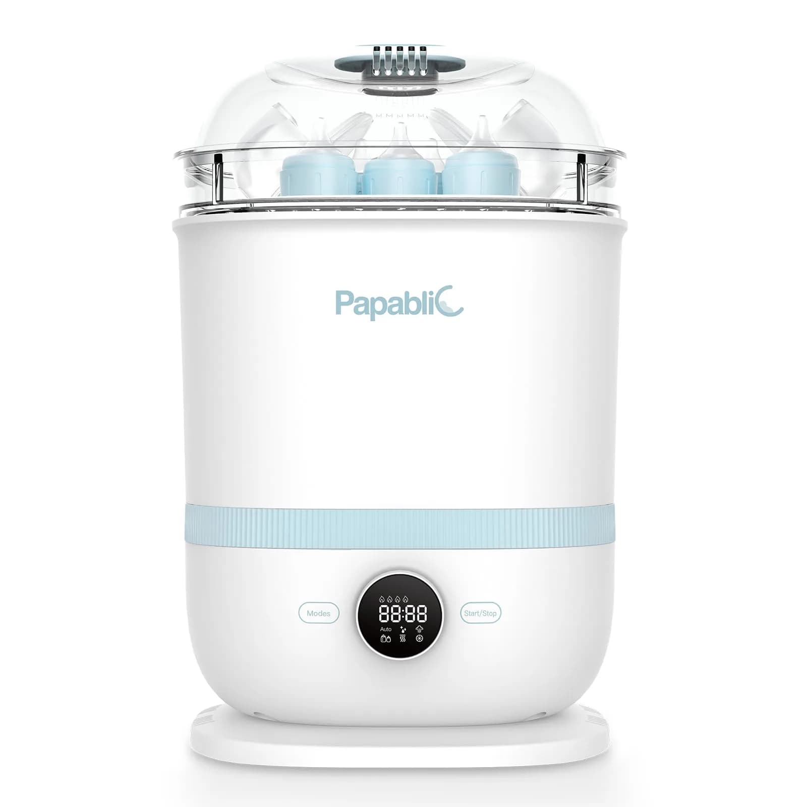 Papablic Bottle Sterilizer and Dryer Pro Max 13 Bottles Large Capacity | 5-in-1 Baby Care Device