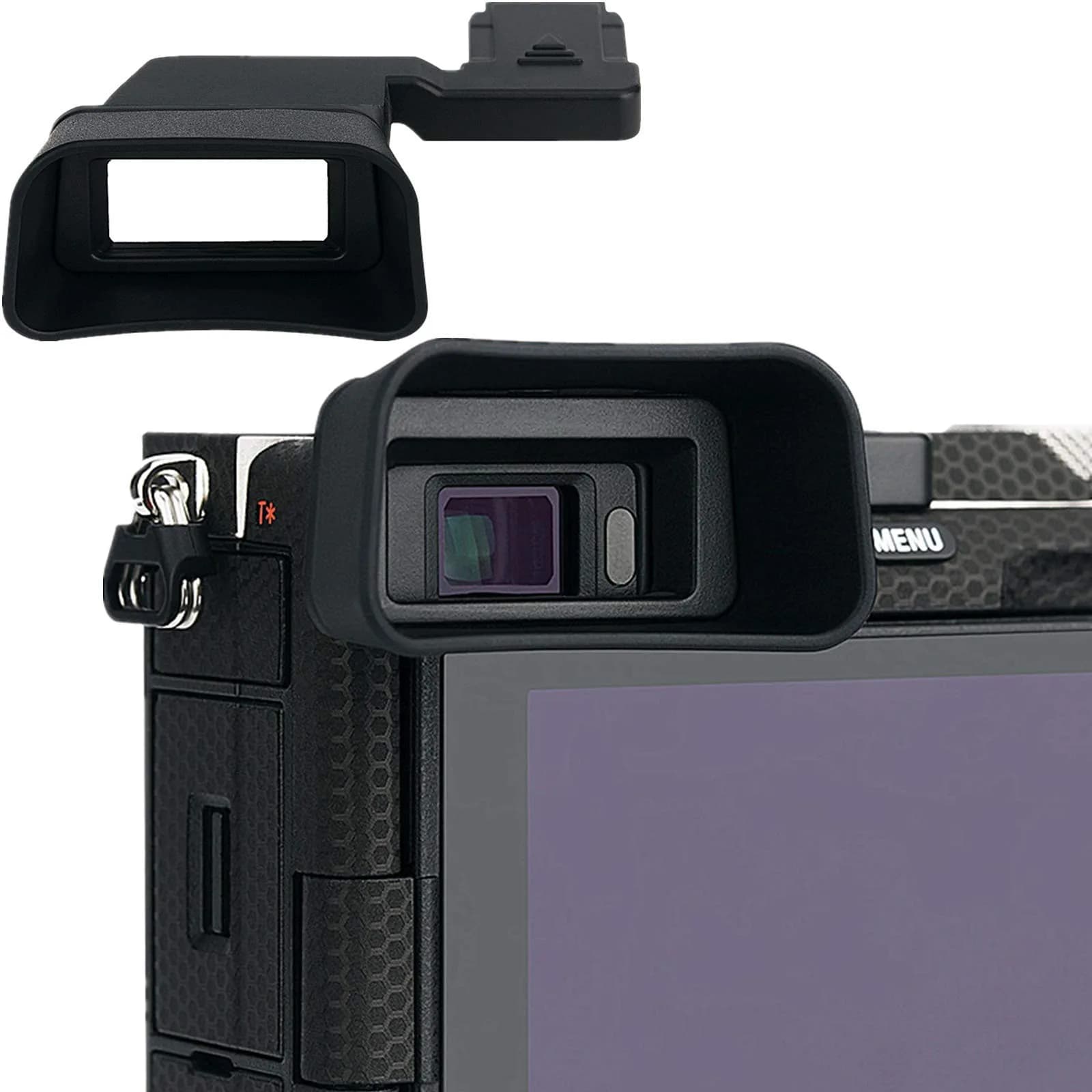 Kiorafoto Extended Eyecup for Sony Alpha A7C Camera | Protects Viewfinder from Impact & Light - main product image