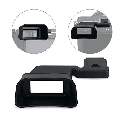 Kiorafoto Extended Eyecup for Sony Alpha A7C Camera | Protects Viewfinder from Impact & Light thumbnail 3