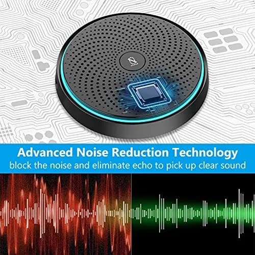 ANSTEN Conference USB Microphone, Omnidirectional Condenser PC Mic with Mute Function | 50g (1.76oz) thumbnail 5