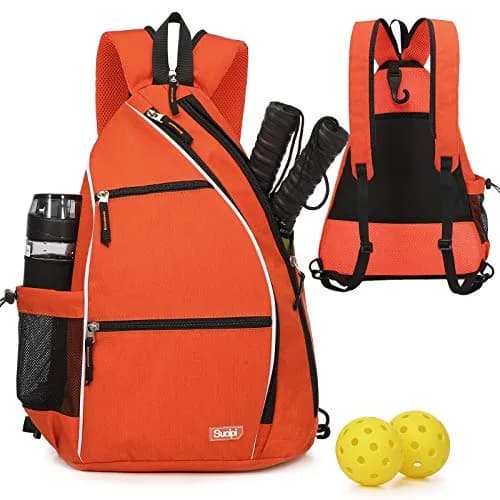 Sucipi Pickleball Bag for Men & Women,Convertible Backpack with Fence Hook | Water-Resistant Nylon, Large Capacity, Dual Carry Modes thumbnail 1