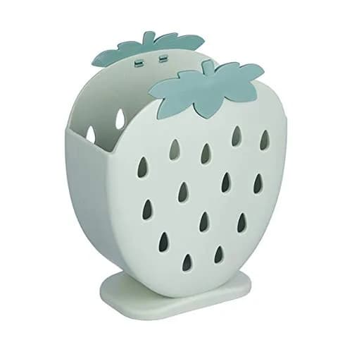 AKOAK Strawberry Chopsticks Stand 14.3cm (5.63 inch) | Kitchen Utensil Organizer with Fast Drainage thumbnail 1