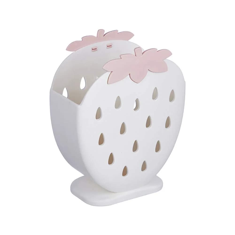 AKOAK Strawberry Chopsticks Stand Cutlery Holder 14.3cm (5.63 inch) | Dries Utensils Fast - main product image