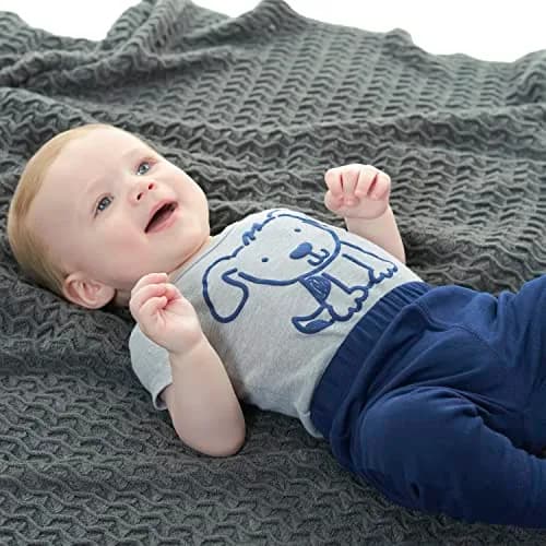 Onesies Brand Baby 3 Onesies & 3 Pants Outfit Bundle Mix n Match 12 Months | Soft Cotton Rib, Easy Care thumbnail 5