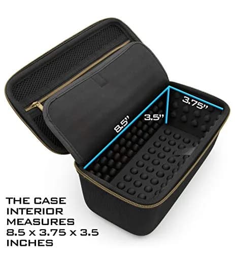 CASEMATIX Studio Hard Shell Case for Rode PodMic, Shure SM7B & Large Podcast Mics - Turquoise (25.6cm x 13.7cm x 10.2cm) thumbnail 5