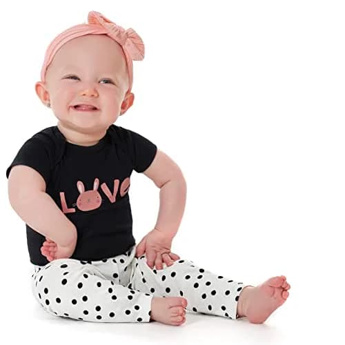 Onesies Brand Baby 3 Onesies 3 Pants Outfit Bundle Mix n Match 3-6 Months | Soft Cotton, Easy Care thumbnail 4