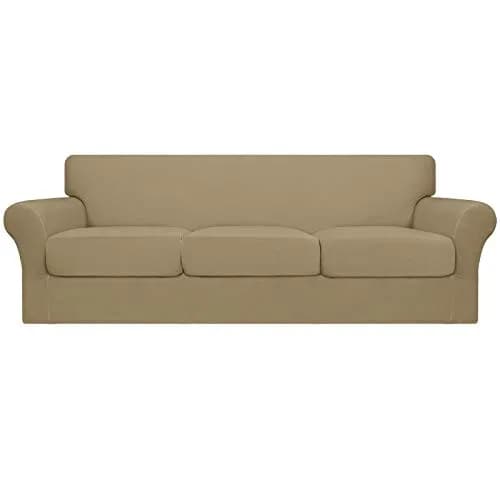 Easy-Going 4 Pieces Oversized Stretch Couch Cover for Dogs | Washable & Elastic Protection (100-120 chars) thumbnail 1