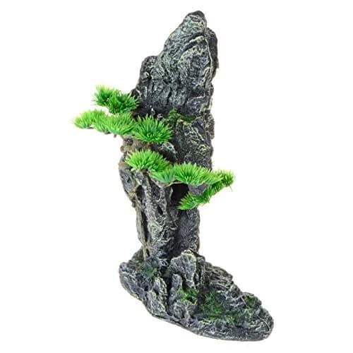 Saim Tall Aquarium Decor Artificial Mountain View Stone 18x9x35cm | Natural Environment for Fish thumbnail 6
