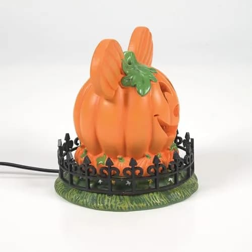Department 56 Disney Village Halloween Pumpkintown Mickey Mouse Town Center Lit Figurine 10 cm (4 Inch) | Hand-Painted Resin Decor thumbnail 5