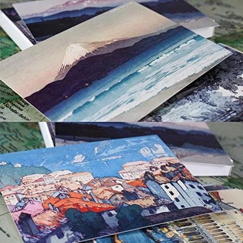 HOSTEESSCHOICE Beautiful Art Postcards Set of 30 Japanese Artist Hiroshi Yoshida Paintings | 10.16 x 15.24 cm (4 x 6 Inches) thumbnail 5