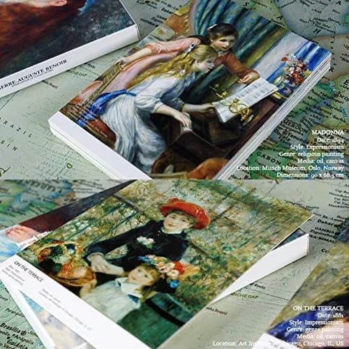 HOSTEESSCHOICE Pierre Auguste Renoir Art Postcards 10.16 cm x 15.24 cm (4 x 6 Inches) | 30 Famous Paintings Variety Pack thumbnail 6