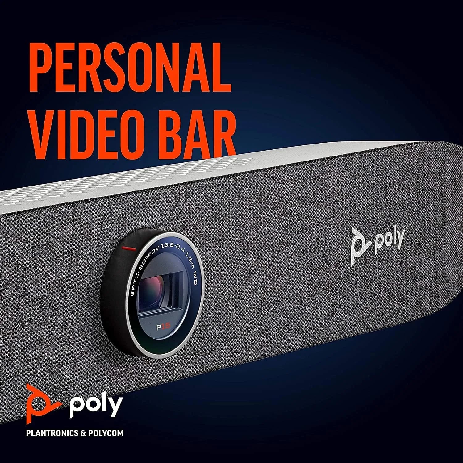 Poly Studio P15 Personal Video Bar 4K HD Webcam | Automatic Framing & Noise Reduction - view 2