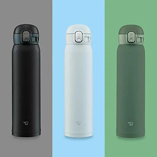 Zojirushi Water Bottle 0.60L | Seamless Stainless Steel Mug, One-Touch, Black thumbnail 2