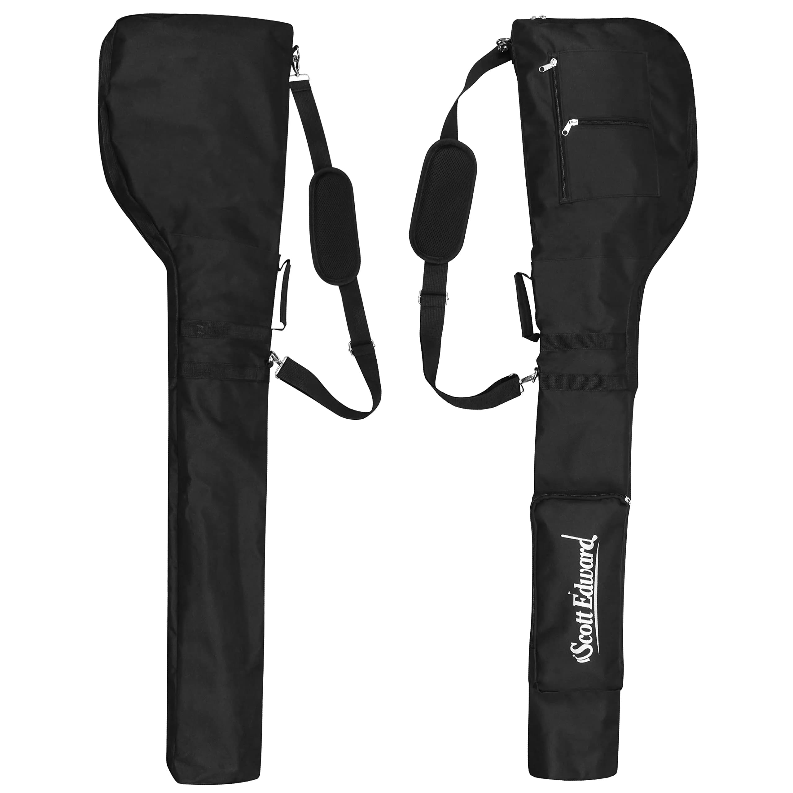 Scott Edward Foldable Golf Club Carry Bag, Portable Sunday Pencil Bag, Lightweight Waterproof Training Case, Holds 7-12 Clubs thumbnail 3