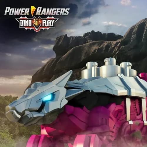 Power Rangers Dino Fury Pink Ankylo Hammer and Green Tiger Claw Zord Toys for Kids Ages 4 and Up | Zord Link Mix-and-Match Custom Build System thumbnail 6