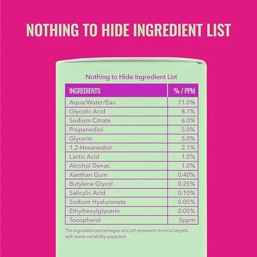 Good Molecules Overnight Exfoliating Treatment 1 Fl Oz (30ml) | AHA & BHA Formula for Radiant Skin thumbnail 5